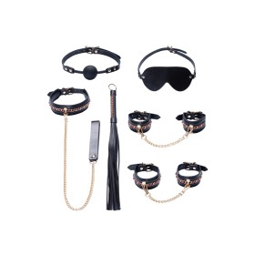 Ensemble 7 pièces Fetish SM noir -  Bad Kitty 
