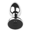 Plug vibrant acier inoxydable anal taille M avec télécommande, USB - RY-207-M