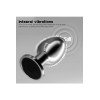 Plug vibrant acier inoxydable anal taille M avec télécommande, USB - RY-207-M