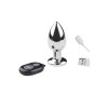 Plug vibrant acier inoxydable anal taille S avec télécommande, USB - RY-207-S
