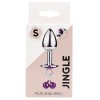 Plug bijou aluminium violet avec clochettes Taille S -  RY-001-A-ZB
