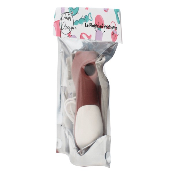 Stimulateur de clitoris Teddy Bear Pocket Pleasure  1 dosette de lubrifiant - BOZ-001