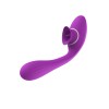 Stimulateur Clitoridien avec langue  Vibromasseur Point G 2-en-1 DISA Violet Cœur Ardent - WS-NV025