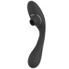 Stimulateur Clitoridien  Vibromasseur Point G 2-en-1 DINA Noir - WS-NV017BLK