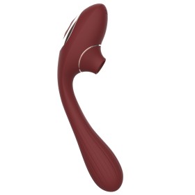 Stimulateur Clitoridien  Vibromasseur Point G 2-en-1 DINA Bordeaux - WS-NV017WIN