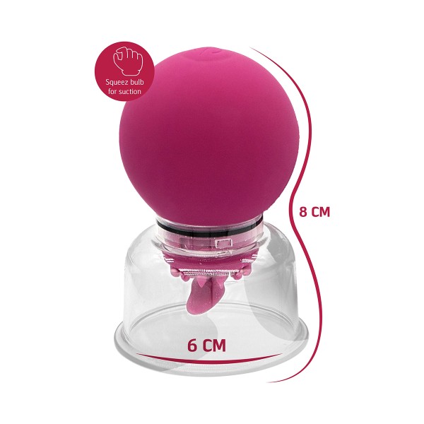 Pompe à clitoris et tétons rotative et vibrante - She.E.O.