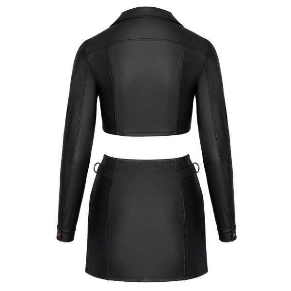 Ensemble top et jupe courte noir - Cottelli PARTY