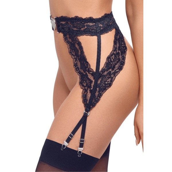 Porte-jarretelles en dentelle avec cœur décoratif - Cottelli