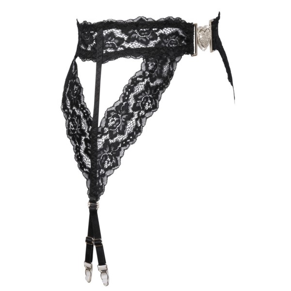 Porte-jarretelles en dentelle avec cœur décoratif - Cottelli