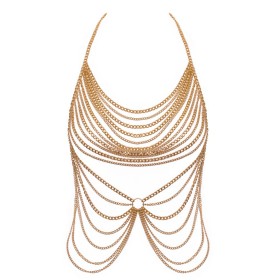 Chaîne de corps dorée glamour - Cottelli