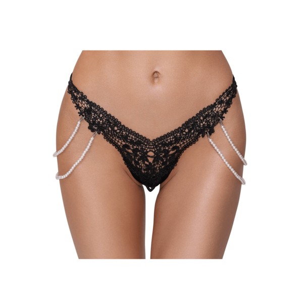 String dentelle  perles amovibles - Cottelli