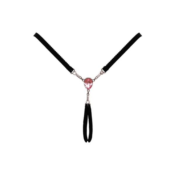 String bijou ouvert noir glamour - Cottelli