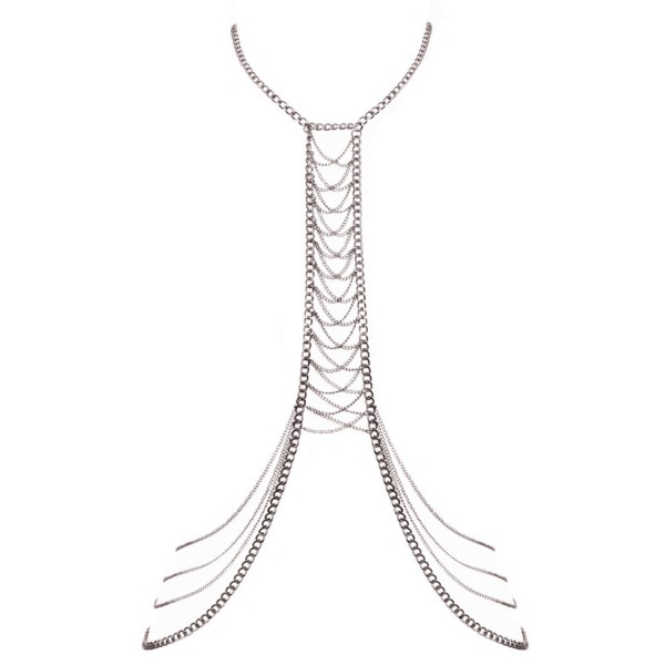 Chaîne de corps argentée glamour - Cottelli