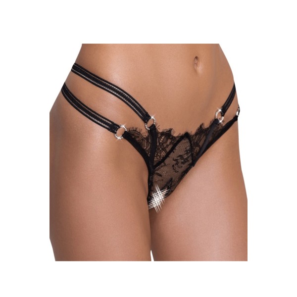 String ouvert en dentelle avec strass - Cottelli