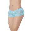 Boyshort dentelle Turquoise - MAL90TUR