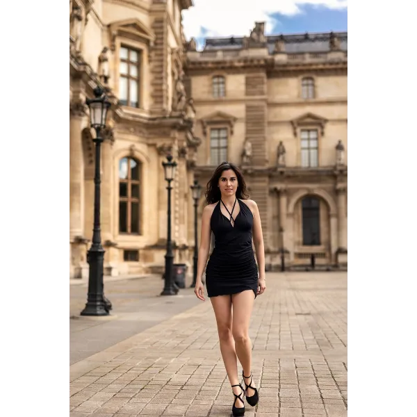 Robe noire Aurora - LDP3BLK