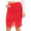 Jupe longue rouge Catalina - LSK2-LRED