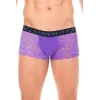 Boxer violet en dentelle délicate - LM2006-67PUR