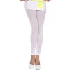 Legging blanc fin opaque et uni - MH35747WHT