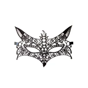 Masque souple dentelle noire - 100825