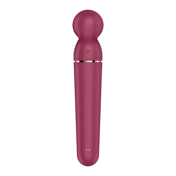 Vibromasseur wand rouge USB 60 vibrations Planet Wand-er Satisfyer - CC597844
