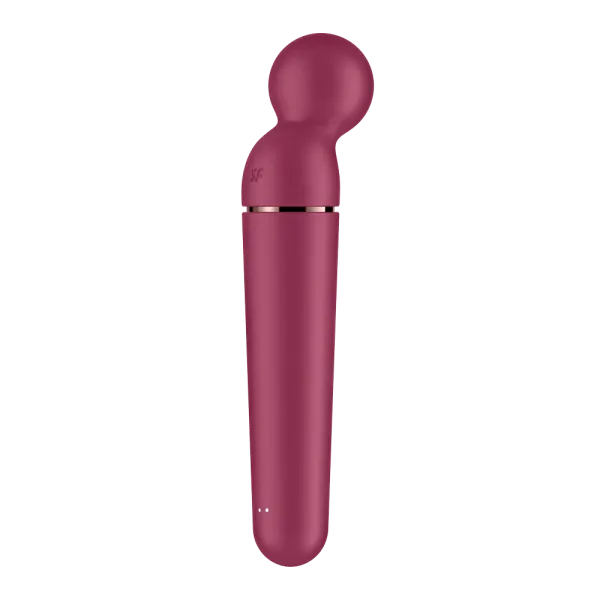 Vibromasseur wand rouge USB 60 vibrations Planet Wand-er Satisfyer - CC597844