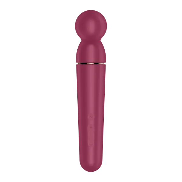 Vibromasseur wand rouge USB 60 vibrations Planet Wand-er Satisfyer - CC597844