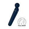 Vibromasseur wand bleu USB 60 vibrations Planet Wand-er Satisfyer - CC597845