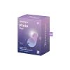 Stimulateur clitoridien par onde de pression sans contact et par vibration USB violet et rose, Pixie Dust Satisfyer - CC597836
