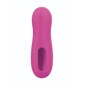 Stimulateur de clitoris par vibrations sur membrane rechargeable USB rose 10 Vitesses De Voyage - ZK003CPNK