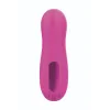 Stimulateur de clitoris par vibrations sur membrane rechargeable USB rose 10 Vitesses De Voyage - ZK003CPNK