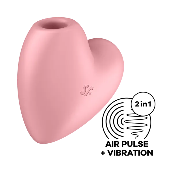 Stimulateur de clitoris USB en forme de cœur Cuttie Heart Satisfyer - CC597796