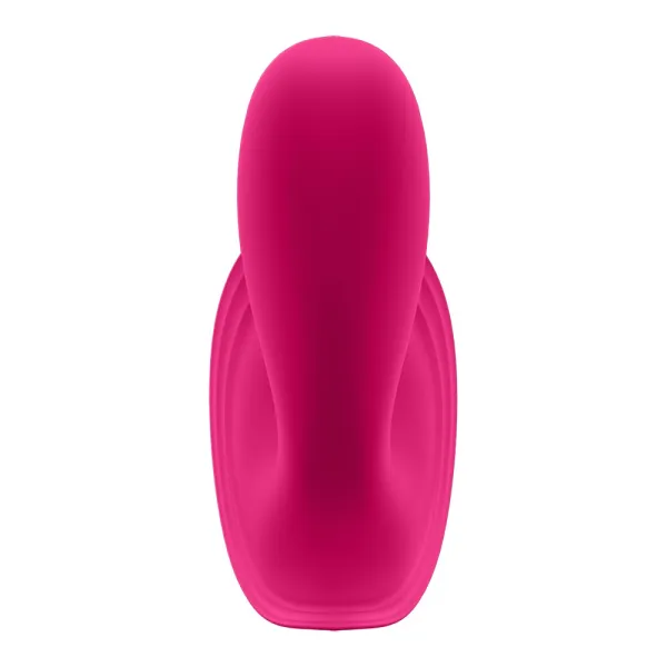 2 en 1 Vibromasseur et stimulateur clitoridien rose connecté Top Secret Satisfyer - CC597753