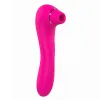 Vibromasseur 10 modes  et stimulateur par vibrations à picots sur membrane rose 10 programmes USB - BOZ-047PNK