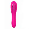 Vibromasseur 10 modes  et stimulateur par vibrations à picots sur membrane rose 10 programmes USB - BOZ-047PNK