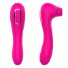 Vibromasseur 10 modes  et stimulateur par vibrations à picots sur membrane rose 10 programmes USB - BOZ-047PNK