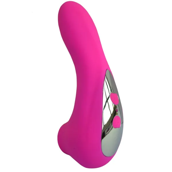 Vibromasseur rose avec 20 programmes de vibration et stimulation clitoridien à membrane picots USB - CR-CAV013