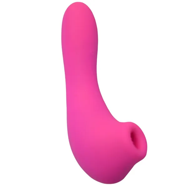 Vibromasseur rose avec 20 programmes de vibration et stimulation clitoridien à membrane picots USB - CR-CAV013