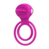 Anneau vibrant à 2 anneaux 1 mode de vibration très extensible rose - COR-043FUS