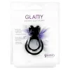 Double cockring noir avec stimulateur de clitoris - CC5710050010