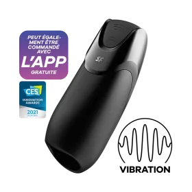 Masturbateur connecté vibrant USB Men Vibration Satisfyer - CC597816