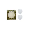 Nipple Métal blanc Cache tétons cœur - 201200106