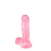 Gode jelly rose ventouse taille S 15.3cm - CC570129
