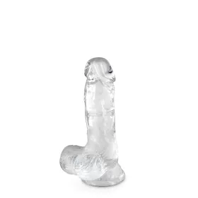 Gode jelly transparent ventouse taille S 15.3cm - CC570122