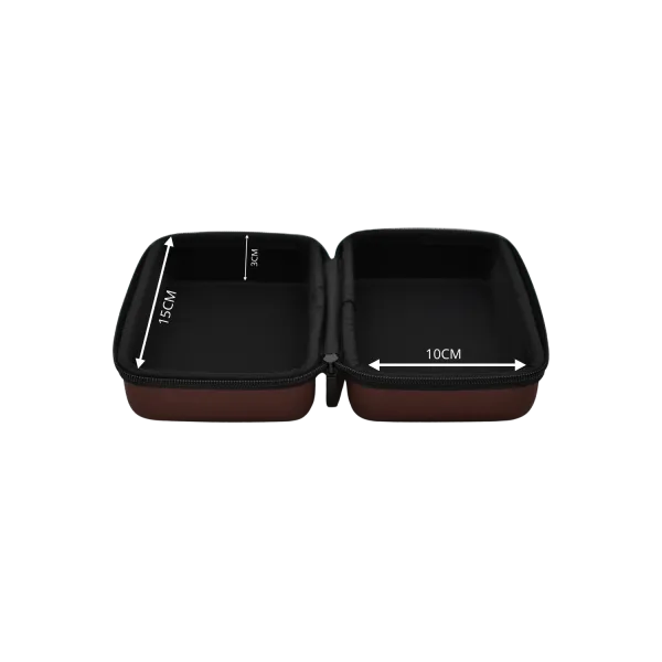 Boite de rangement coquée couleur marron - EVABOXMARRON