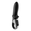 Vibromasseur noir USB, chauffant et connecté Hot Passion Satisfyer - CC597790
