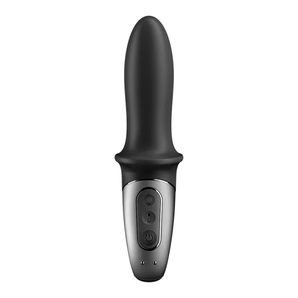 Vibromasseur noir USB, chauffant et connecté Hot Passion Satisfyer - CC597790