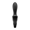 Vibromasseur noir USB, chauffant et connecté Heat Climax Satisfyer - CC597789