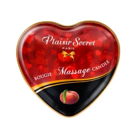 Mini bougie de massage pêche de vigne boîte coeur 35ml - CC826069