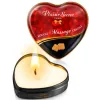 Mini bougie de massage caramel boîte coeur 35ml - CC826068